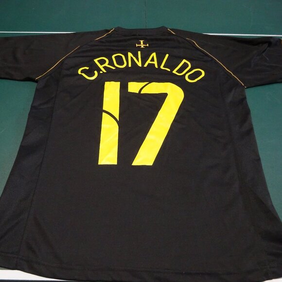 Portugal National Soccer Team | #17 C. Ronaldo | Black Jersey - Picture 3 of 3
